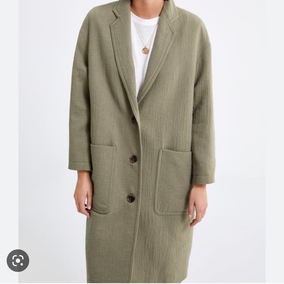 NWT Zara Oversized Coat with Pockets - Picture 4 of 6
